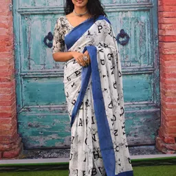 Clothonus Kalamkari Pure Cotton Block Print Saree-picture-31