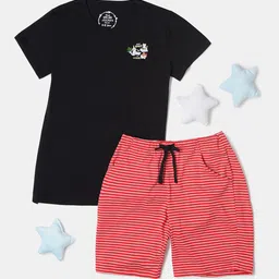 Jockey Girls Round Neck Pure Cotton T-shirt with Shorts-image-11