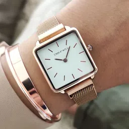 JOKER & WITCH Women Rose Gold-Toned & White Watch & Jewellery Gift Set JWBS560-picture-33