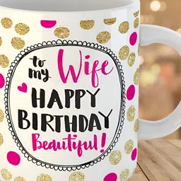 Keviv White & Black Text or Slogans Printed Ceramic Glossy Mug 325 ml-picture-28