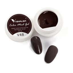 VENALISA Color Mud UV LED One Stroke Gel Nail Polish - Shade V48-picture-28