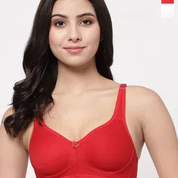 College Girl Pack of 2 Full Coverage Lightly Padded Minimizer Bra With All Day Comfort image 1