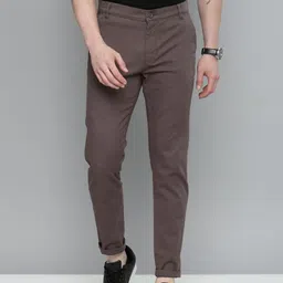 The Indian Garage Co Men Slim Fit Trousers-image-52