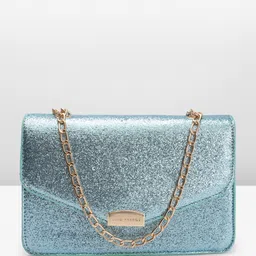 Lino Perros Structured Shimmery Sling Bag-picture-12