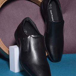 Hush Puppies Men Textured Formal Slip-Ons-picture-16