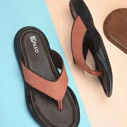 El Paso Men Faux Leather Thong Flip Flop-picture-16