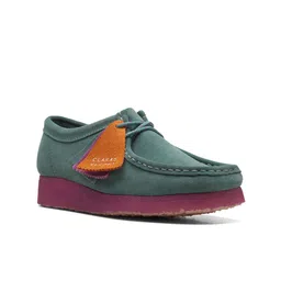 Clarks Women Teal Suede Slip-On Sneakers-image-23