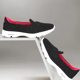 Aqualite Women Woven Design Slip-On Sneakers-picture-15