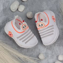 Lil Lollipop Kids Striped Lightweight Musical Slip-On Sneakers-picture-2