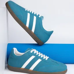 Styli Men Contrast Striped Court Sneakers-picture-27