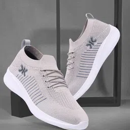 Killer Men Grey Round Toe Light weight Sneakers-picture-22