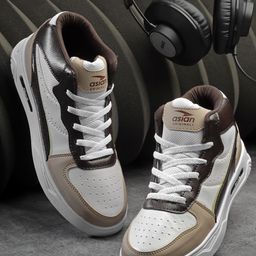 ASIAN Men Colourblocked Lace Up Sneakers-picture-49