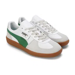 Puma Palermo Lth Unisex Round Toe Lace Ups Sneakers-image-40