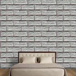 Jaamso Royals Grey Stone Self Adhesive Removable Wallpaper-image-32
