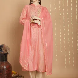 Stylee LIFESTYLE Embroidered Semi-Stitched Dress Material-image-61