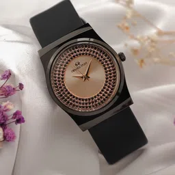 SWADESI STUFF Women Embellished Wrap Around Straps Analogue Watch SF0529 BLACK-picture-13