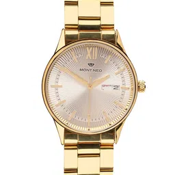MONT NEO Men Embellished Dial & Stainless Steel Bracelet Style Straps Analogue Watch 8007T-M2203-picture-32