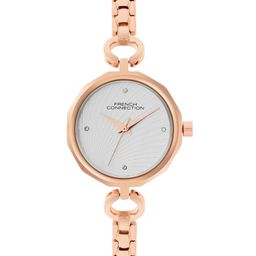 French Connection Women Dial & Stainless Steel Bracelet Style Straps Analogue Watch FCN069SRGM-picture-39