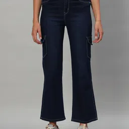 Chemistry Women Classic Straight Fit High-Rise Stretchable Jeans-image-1