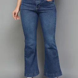 Xpose Women Comfort Flared Light Fade Stretchable Jeans-picture-31