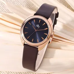 DressBerry Women Leather Bracelet Style Straps Analogue Watch DB006J image 1