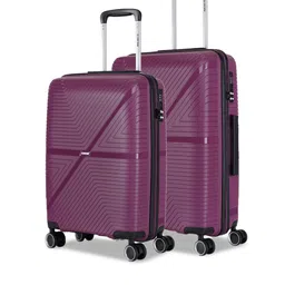 Stony Brook by Nasher Miles Axis Set Of 2 Textured Hard-Sided Trolley Suitcase 55&65cm image 1