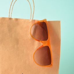 HAUTE SAUCE by Campus Sutra Women Orange Lens & Orange Wayfarer Sunglasses with Polarised and UV Protected-picture-47