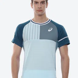 ASICS Match SS Colourblocked Round Neck Sports T-Shirt-picture-25