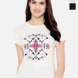 Fabflee Pack Of 3 Typography Printed Casual Cotton T-shirts-image-42