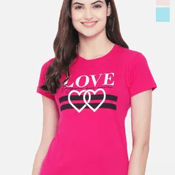 Fabflee Pack Of 3 Printed Cotton T-shirts-picture-27