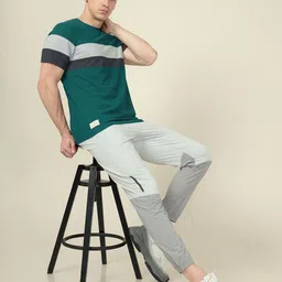 Technosport SS'24 Colourblocked Round Neck Short Sleeves MATPIQ Slim Fit T-shirt-picture-17