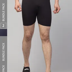 Apraa & Parma Men Pack Of 2 Skinny Fit e-Dry Technology Biker Shorts-picture-33