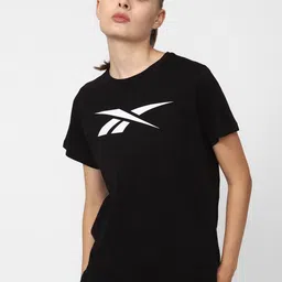 Reebok Vector Graphic Printed Pure Cotton T-Shirt image 1
