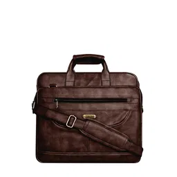 LOREM Unisex Maroon Textured Messenger Bag image 1