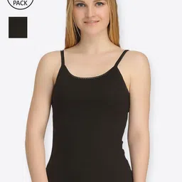 Kanvin Women Pack of 2 Black Thermal Top - TNEW2110BK2110-picture-7
