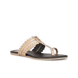 Bata Laser Cut One Toe Flats-picture-1