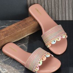 Anouk Embellished Open Toe Flats-picture-38