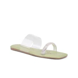Inc 5 Embellished Open Toe Flats-picture-8