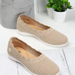 Carlton London sports Textured Mesh Ballerinas-image-28