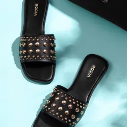 Rocia Embellished Open Toe Flats-picture-35