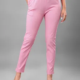 NEXSUS Women Mid-Rise Regular Fit Cigarette Trousers-picture-30