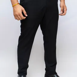 Muffynn Men Relaxed Straight Fit Mid-Rise Formal Trousers-picture-18