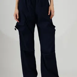 WESTHOOD Women Relaxed High-Rise Easy Wash Trousers-image-20