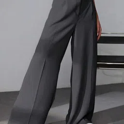 BROADSTAR Women Smart High-Rise Easy Wash Trousers-picture-28