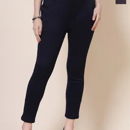 Clora Creation Women Pack of 2 Smart Woollen Peg Trouser-picture-15