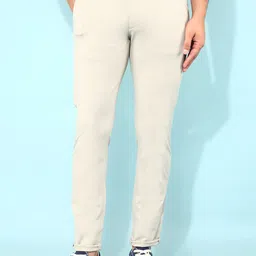 Crimsoune Club Men Solid Smart Slim Fit Mid Rise Regular Trousers-image-43