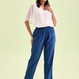 Go Colors Women Relaxed Mid-Rise Loose Fit Trousers-picture-39