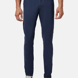 BYFORD by Pantaloons Men Slim Fit Low-Rise Cotton Lycra Trousers-picture-28