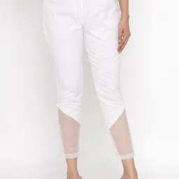 PINKVILLE JAIPUR Women White Straight Fit Trousers-image-21