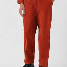 Vero Moda Girls Straight Fit Pure Cotton Trousers-picture-39